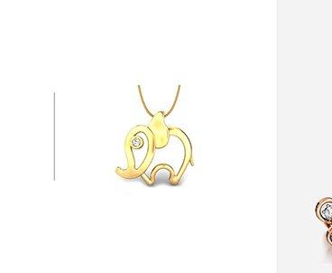 For kids gold pendants