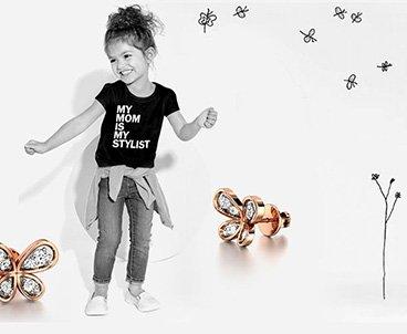 For kids gold pendants