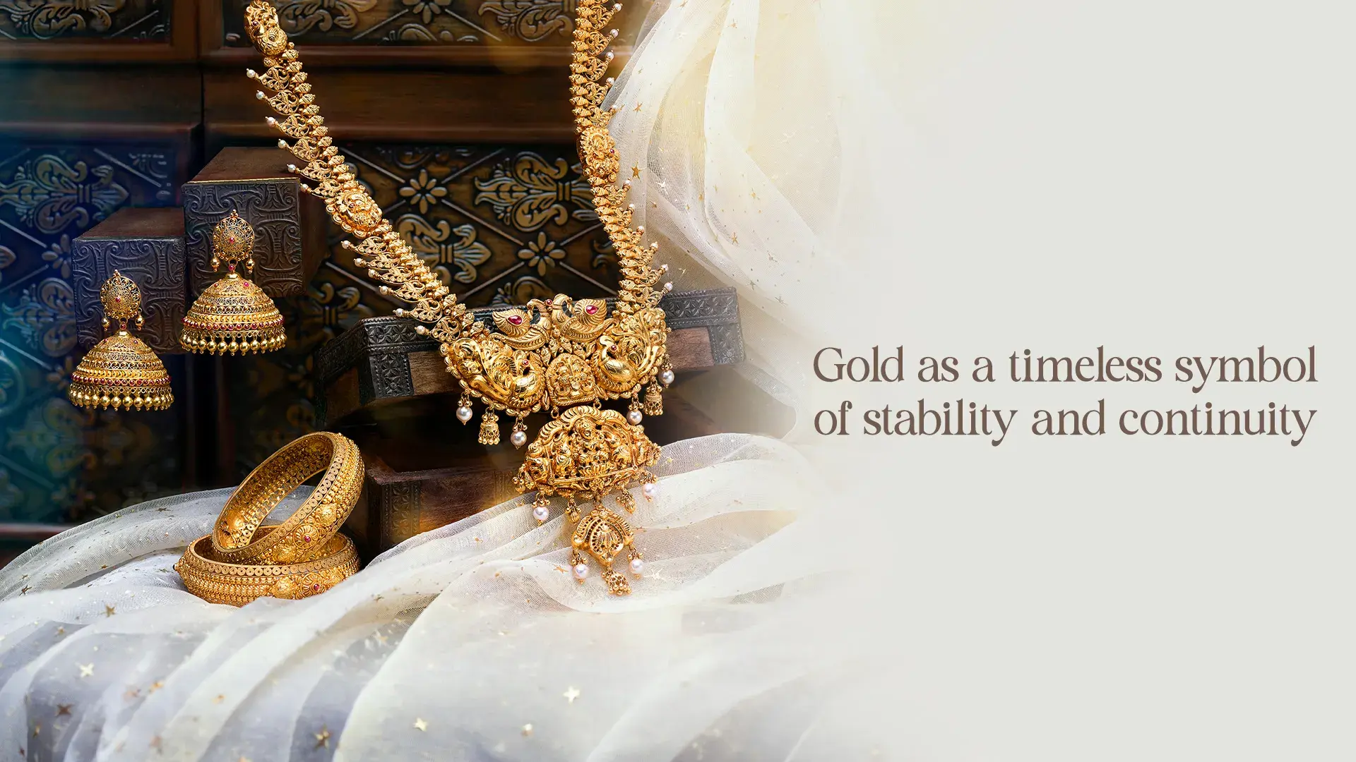Gold as a timeless symbol of stability and continuity