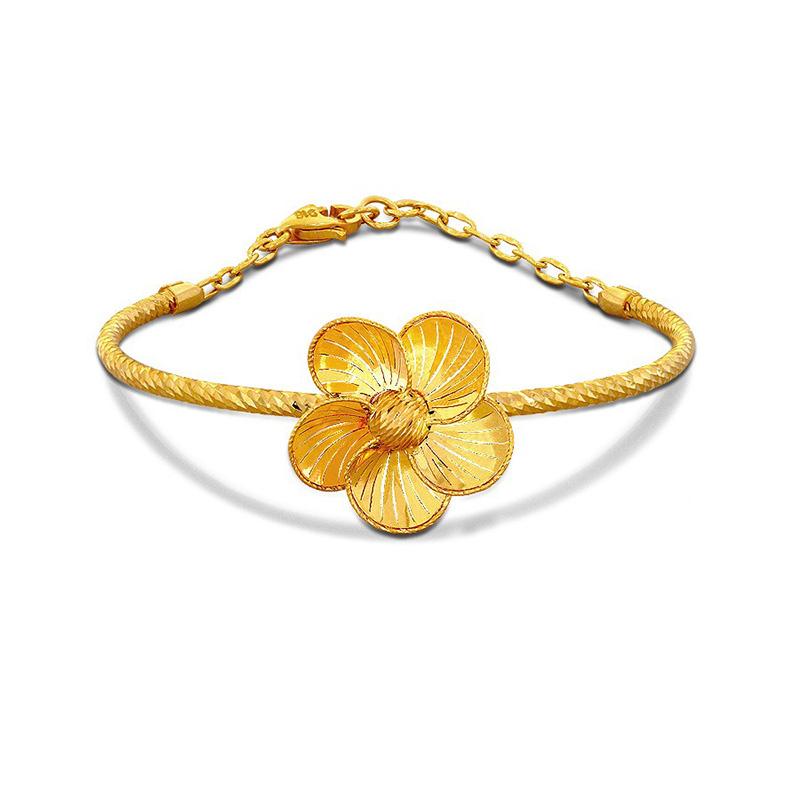Buy Yellow Gold Bracelets for Women by Candere By Kalyan Jewellers Online   Ajiocom