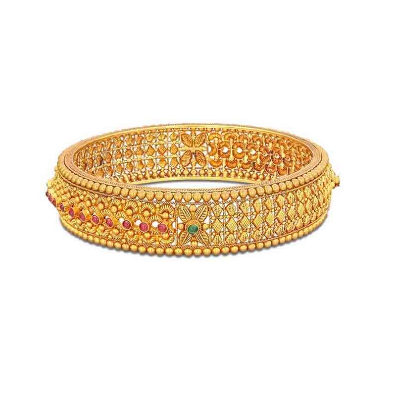 Buy latest Gold Bracelet designs for men and women| Lalithaa Jewellery