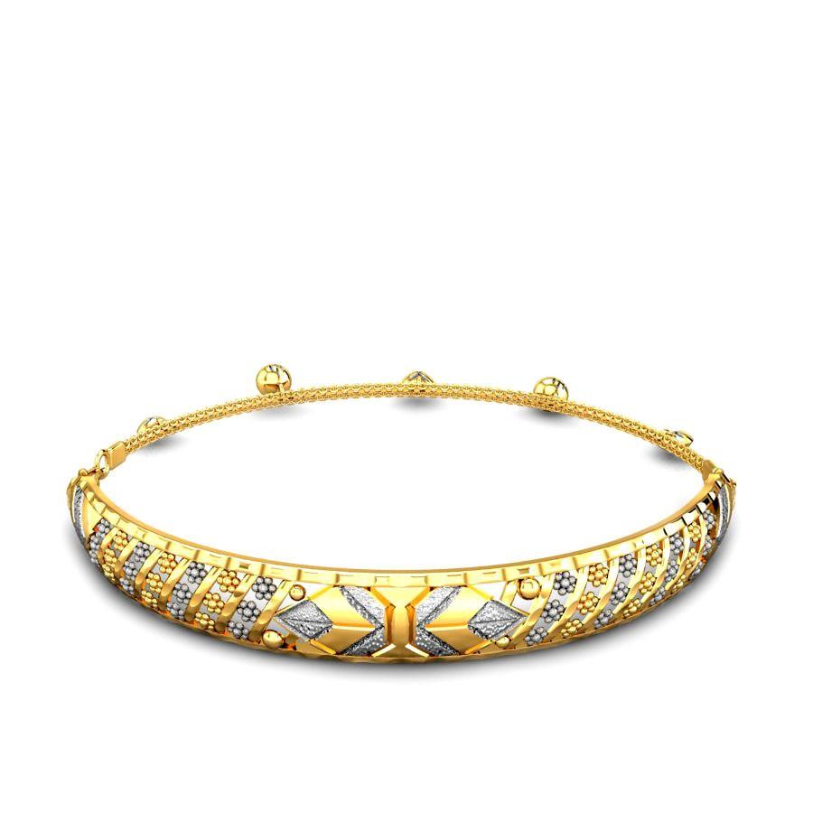 Chic Ovalic Trio Gold Bracelet