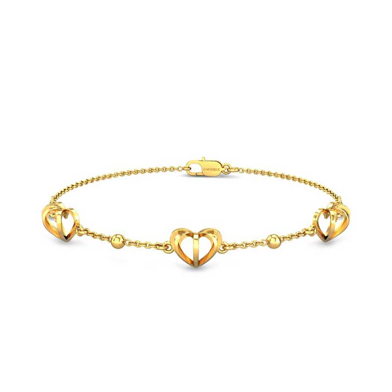 gold hand bracelet
