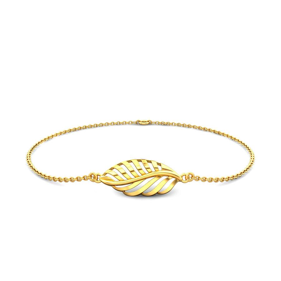 Buy Yellow Gold Bracelets for Women by Candere By Kalyan Jewellers Online   Ajiocom