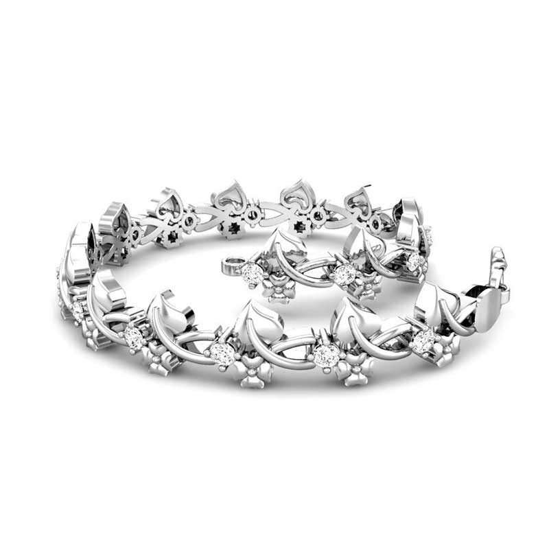 Figarucci Platinum Bracelet Online Jewellery Shopping India | Platinum 950  | Candere by Kalyan Jewellers