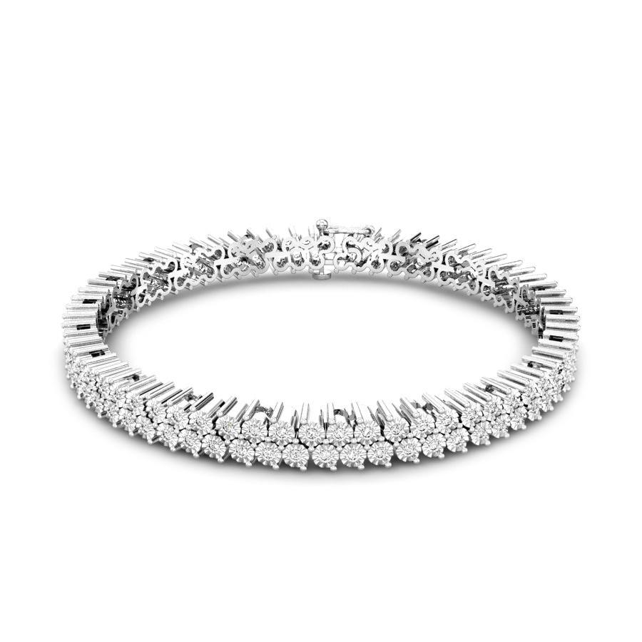 Emilie Silver Chain Bracelet in Platinum Drusy | Kendra Scott