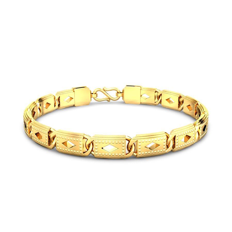 22K Gold Bracelets for Men online at the best price -Candere by Kalyan  Jewellers