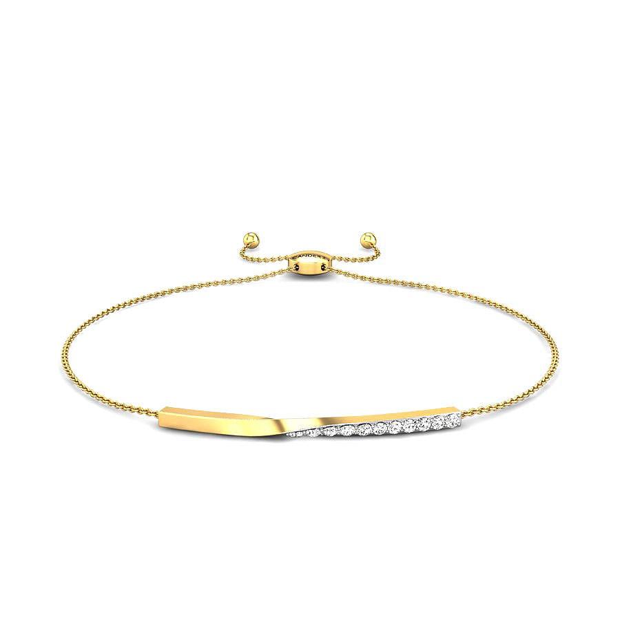 Buy Yellow Gold Bracelets for Women by Candere By Kalyan Jewellers Online   Ajiocom