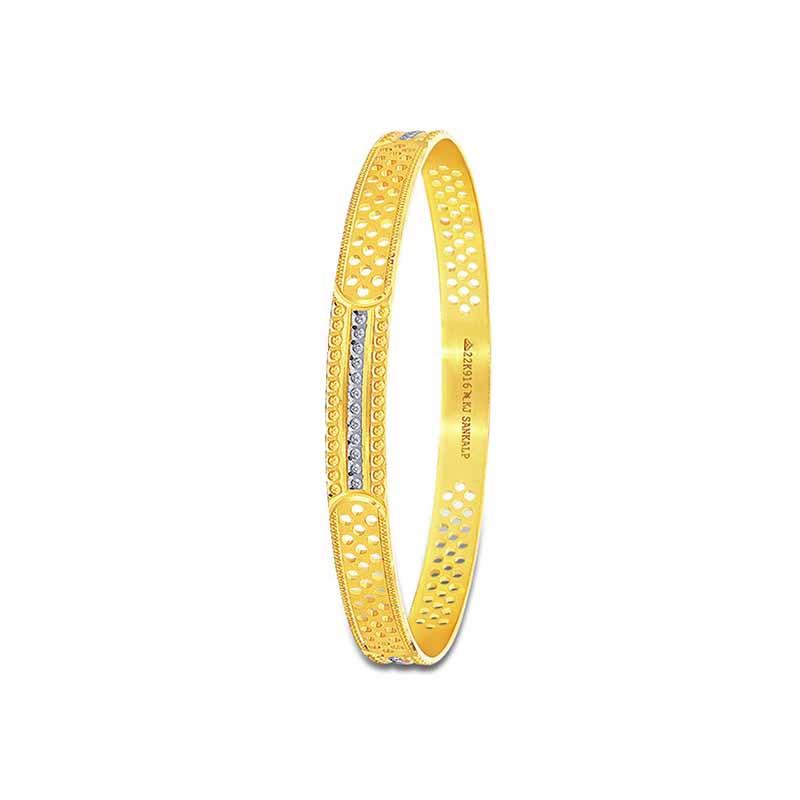 Gold bangles design online for bride