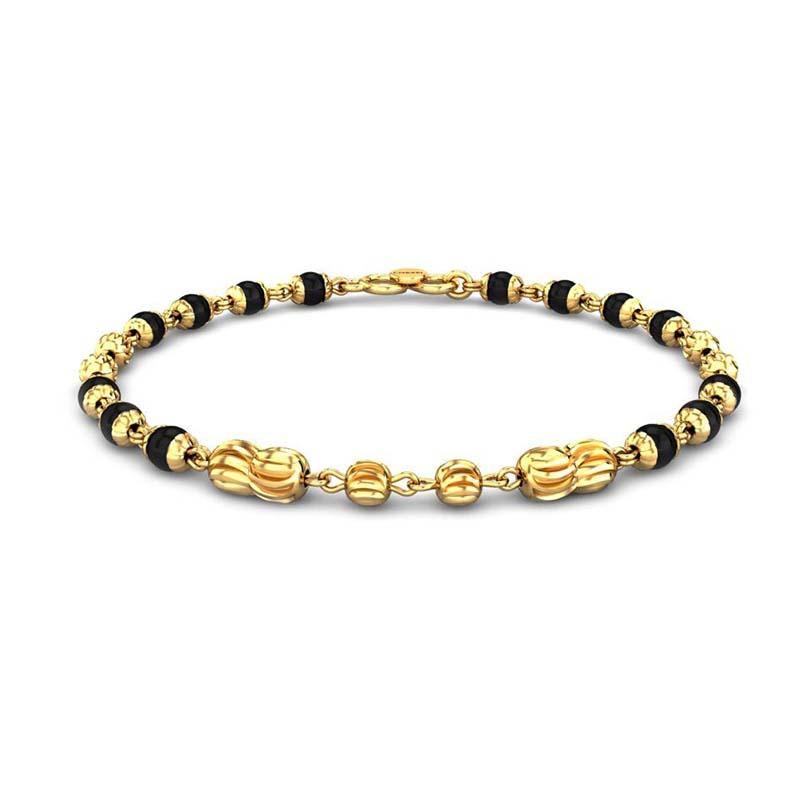 beaded joy gold bracelet for kids