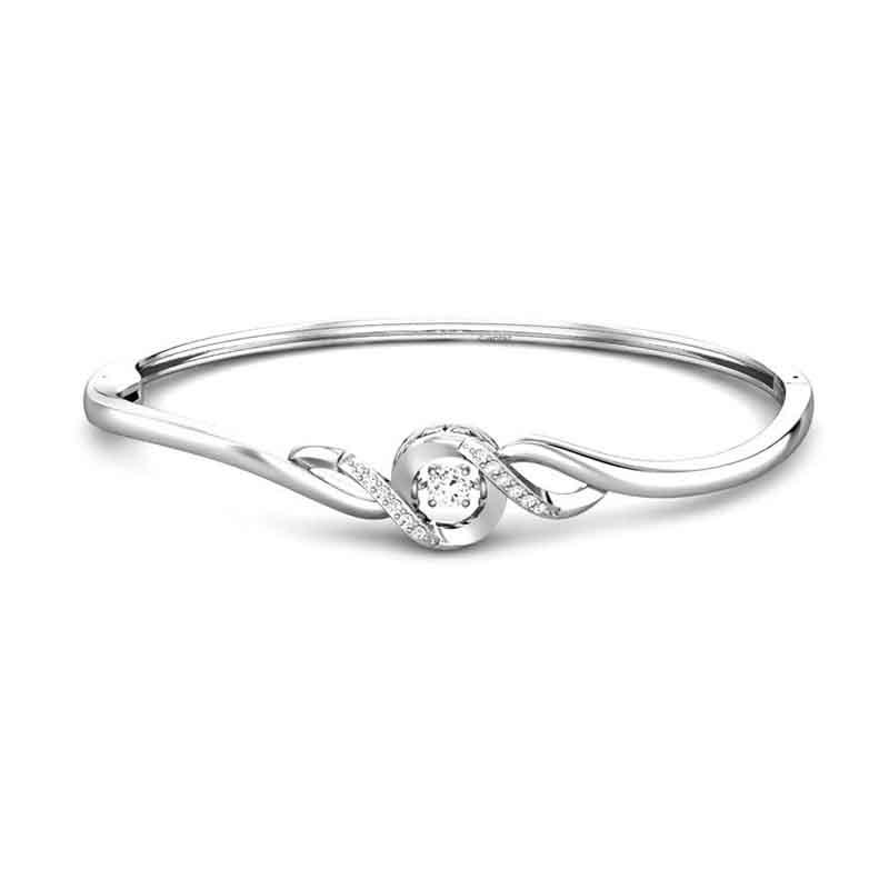 Indian Style Heart 925 Sterling Silver platinum finish Bracelet for Gi –  Karizma Jewels