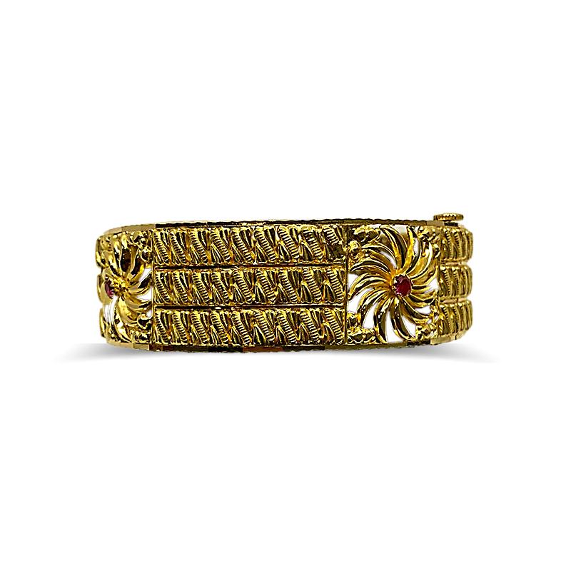 Gold Sankha designs