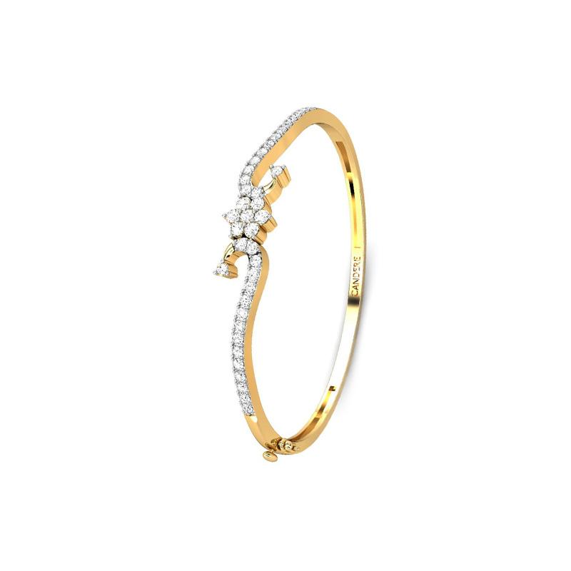 Kalyan jewellers diamond bangles design top