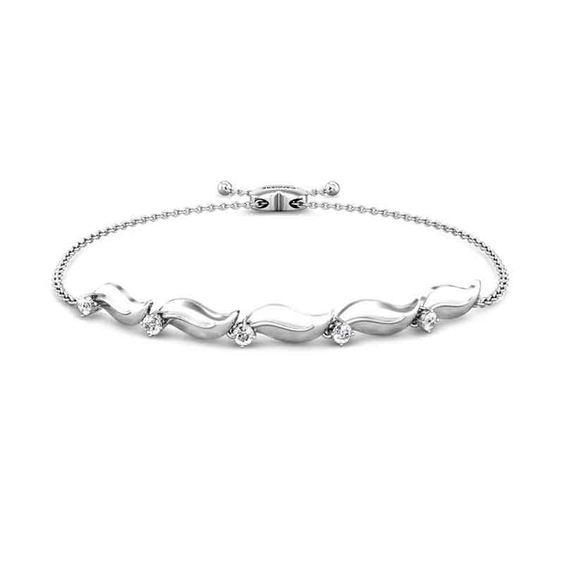 white gold bracelet