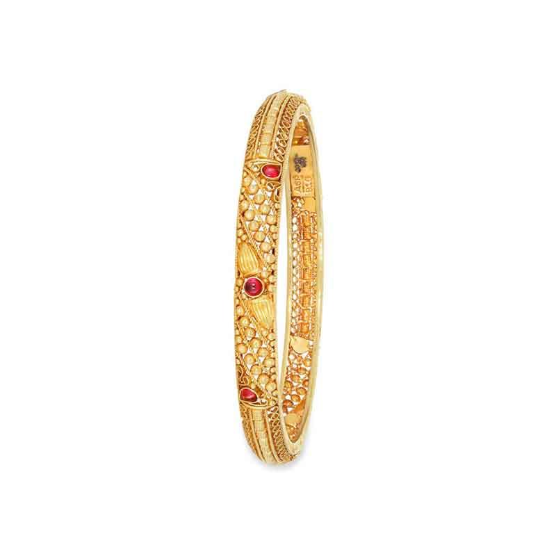 Buy CANDERE  A KALYAN JEWELLERS COMPANY 18k 750 Yellow Gold Bracelet for  Women at Amazonin