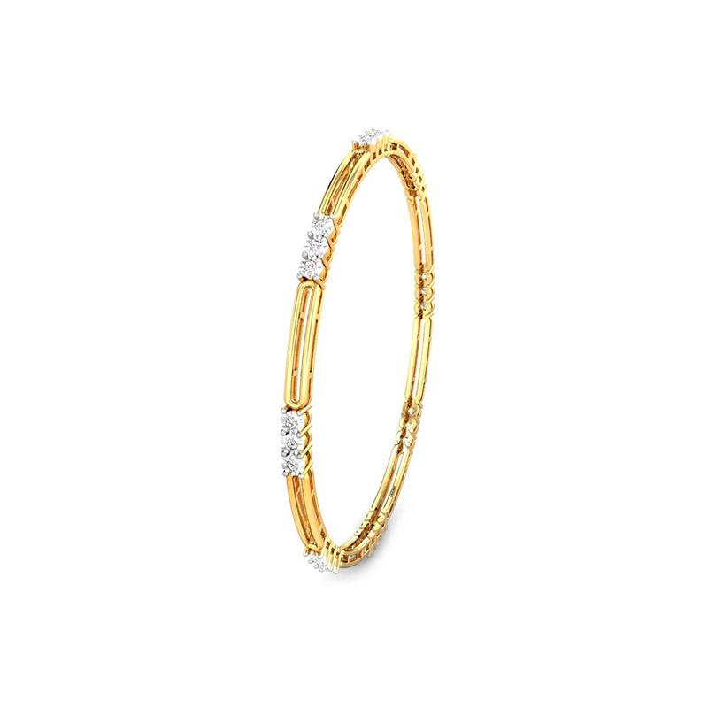 SLEEK MENS GOLD BRACELET - Navrathan