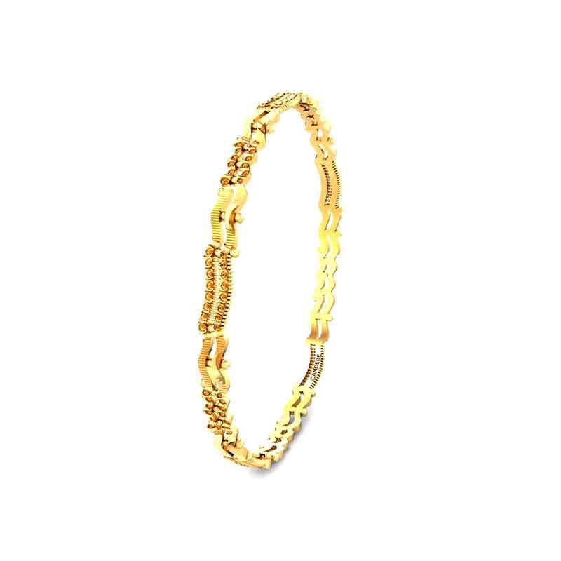 Gold Single Bangle