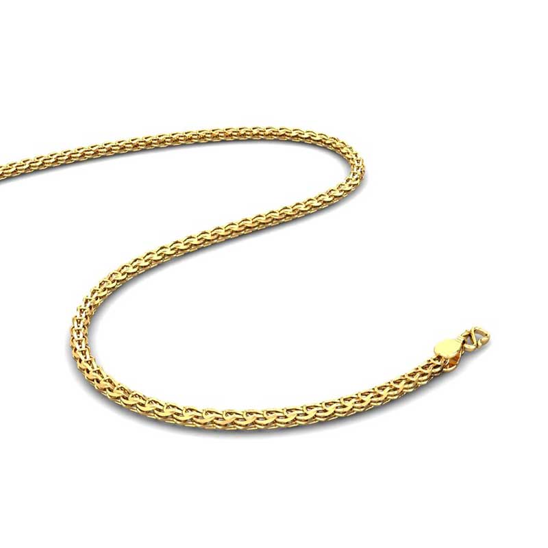 Solid Gold Rope Chain - 3mm - Men's 14k Gold Chain - JAXXON-vachngandaiphat.com.vn