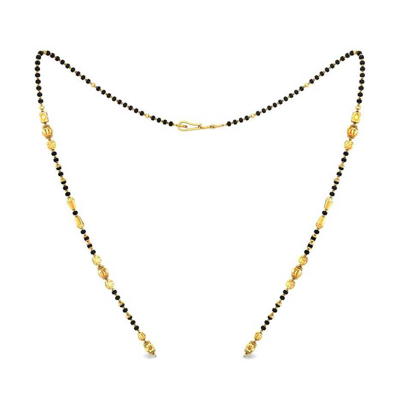 Best Black Beads Light weight Chain Latest Design