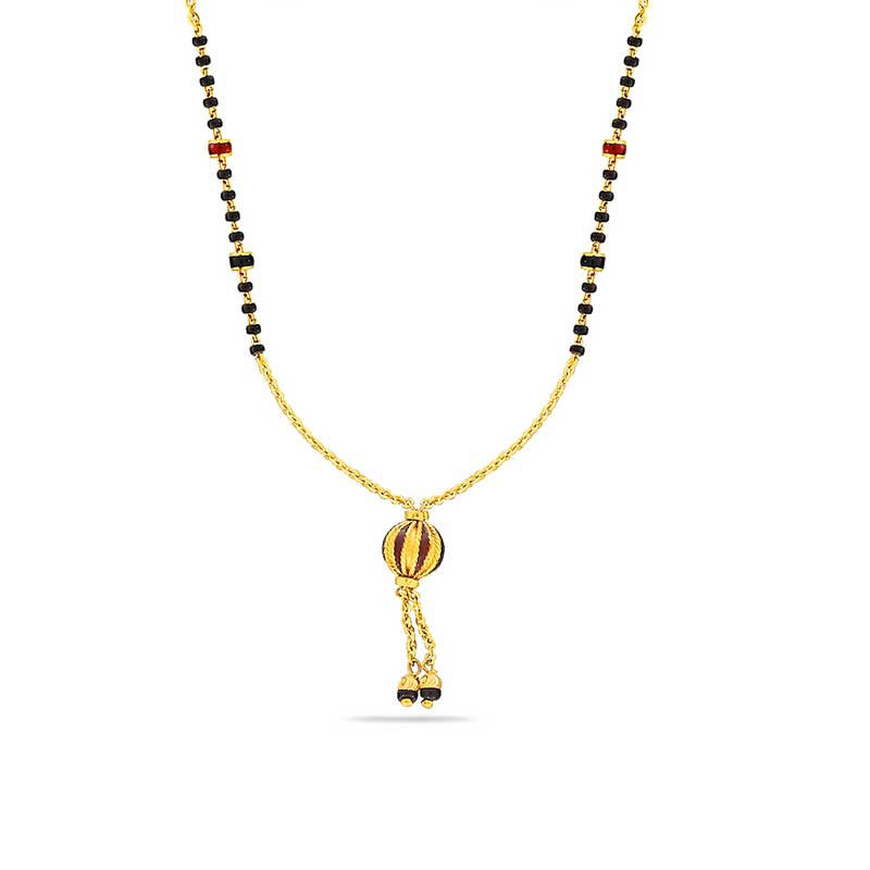 Shop the mangalsutra design gold online Kalyan Jewellers