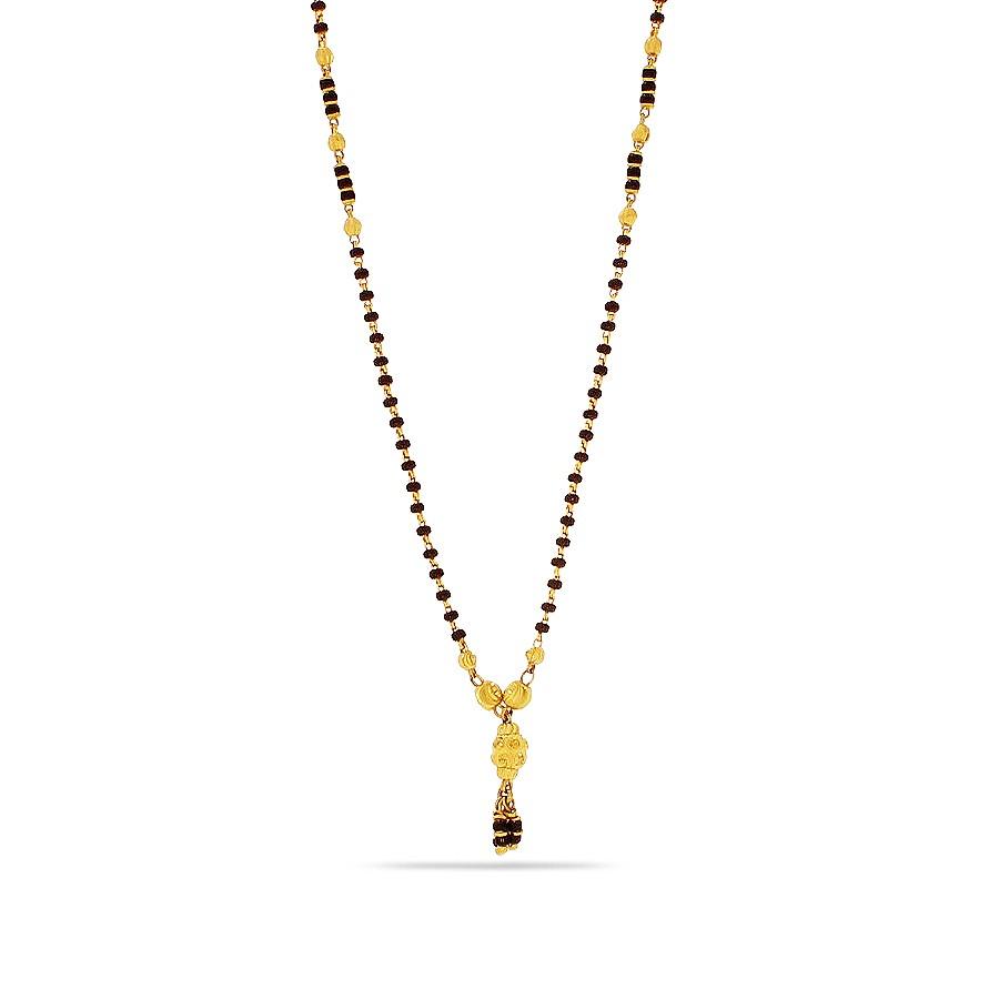 Black Beads Mangalsutra Chain Designs