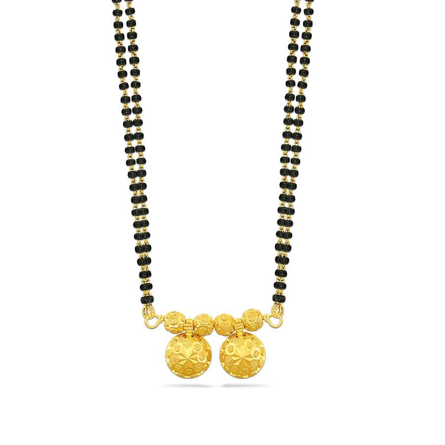 Black chain new arrivals mangalsutra