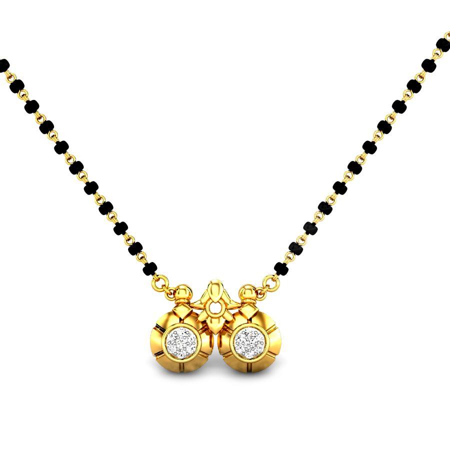 Gold mangalsutra designs in kalyan sale jewellers