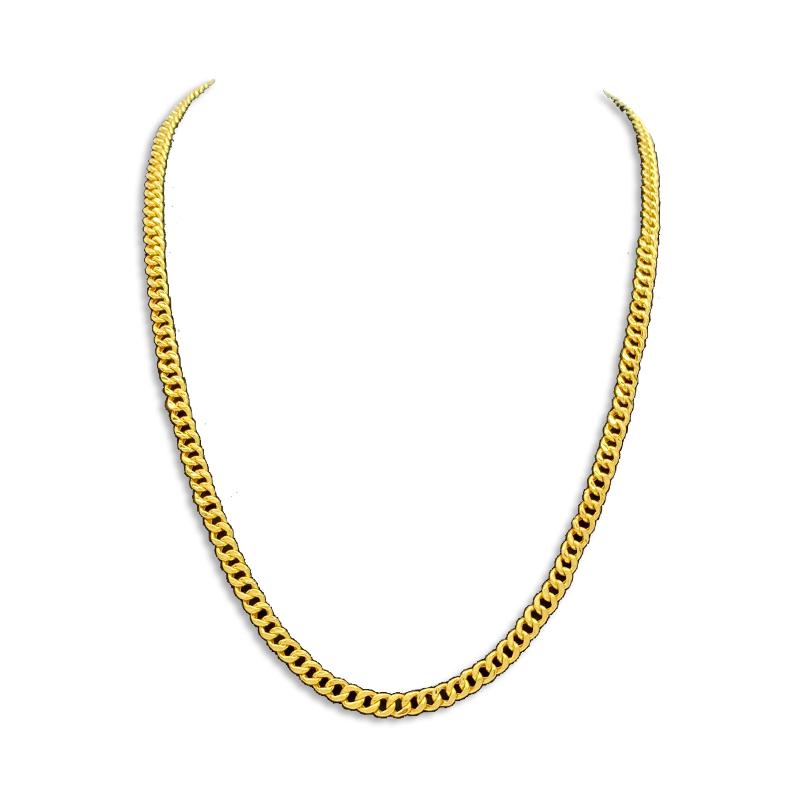 Discover 154+ curb chain gold necklace - songngunhatanh.edu.vn