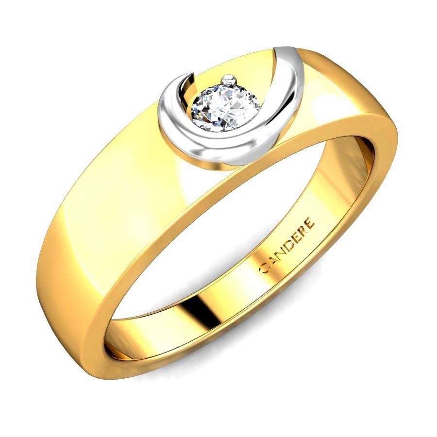 Buy Candere By Kalyan Jewellers 22k (916) Yellow Gold Irene Ring online |  Looksgud.in