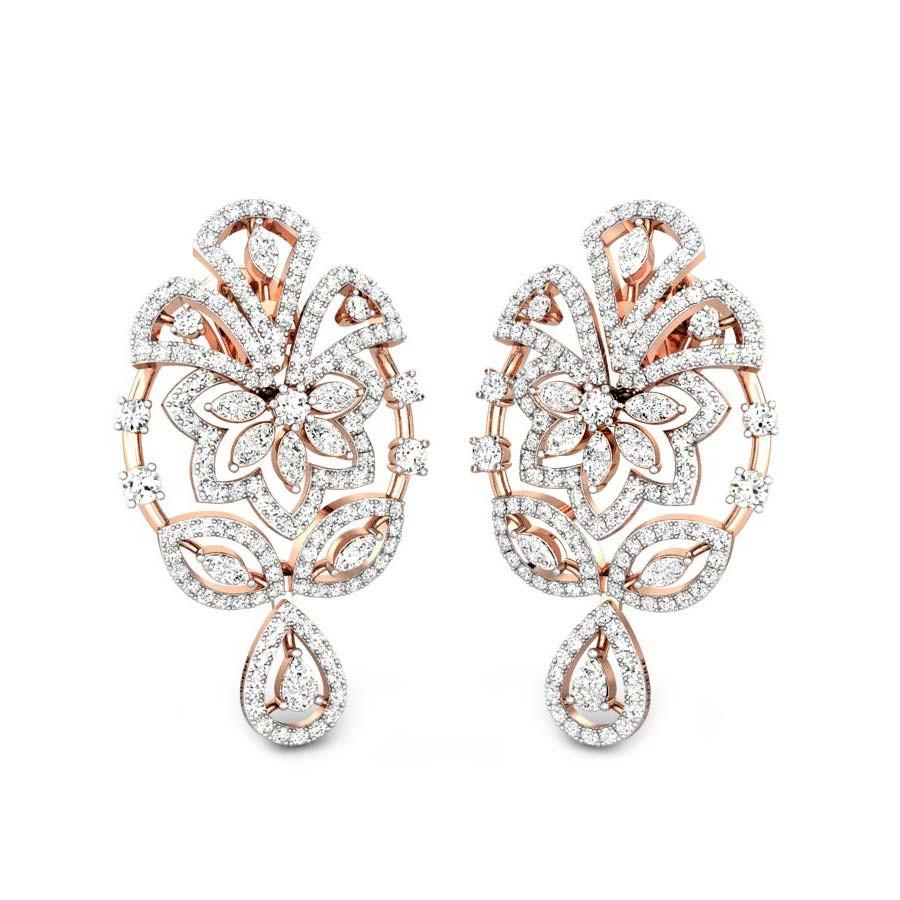 Diamond earrings designs with price deals