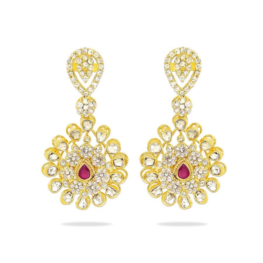 polki diamond set