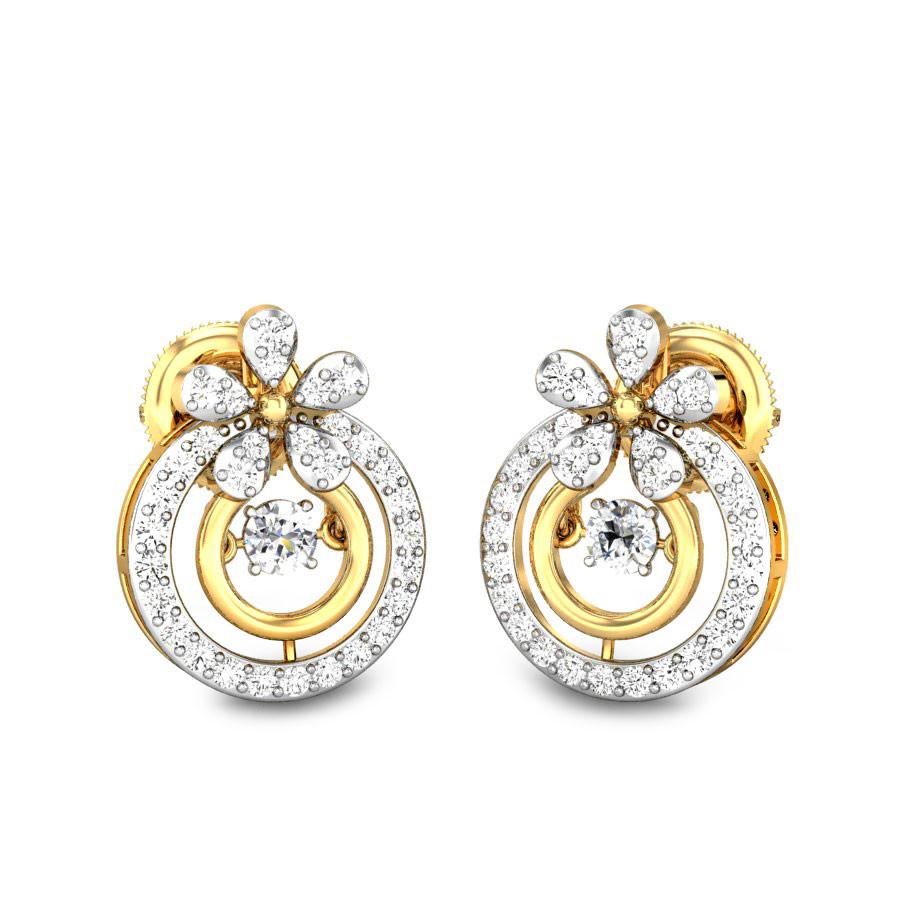 Gold Brutalist Swirl Earrings By Crown Trifari, 1960s – Stylemined