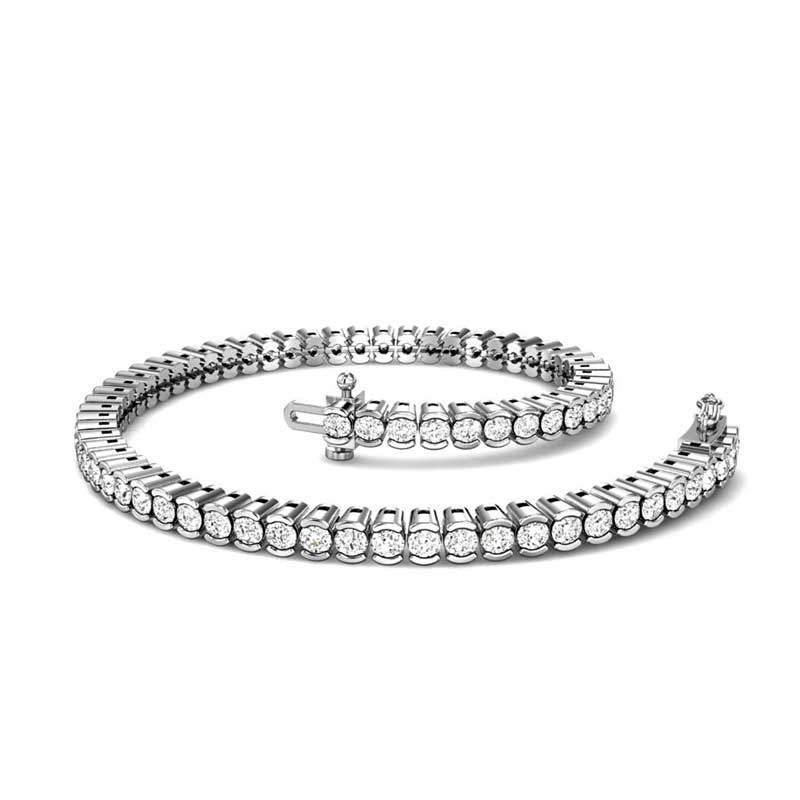 Buy 3.70ct Diamond Tennis Bracelet Online in India - Etsy