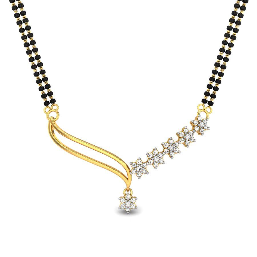 Diamond Mangalsutra Pendant