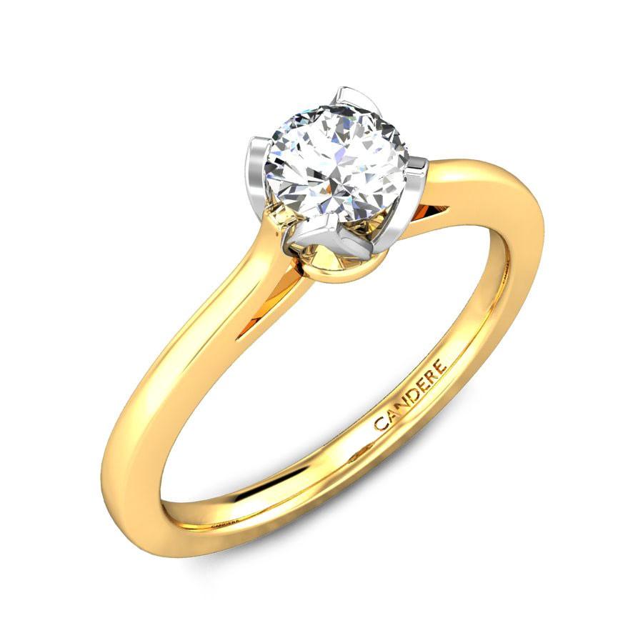 Estate Collection Ring - 18k Gold Diamond Single Stone – Chapel Farm  Collection