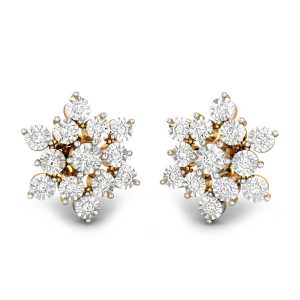 UShape Diamond Earring