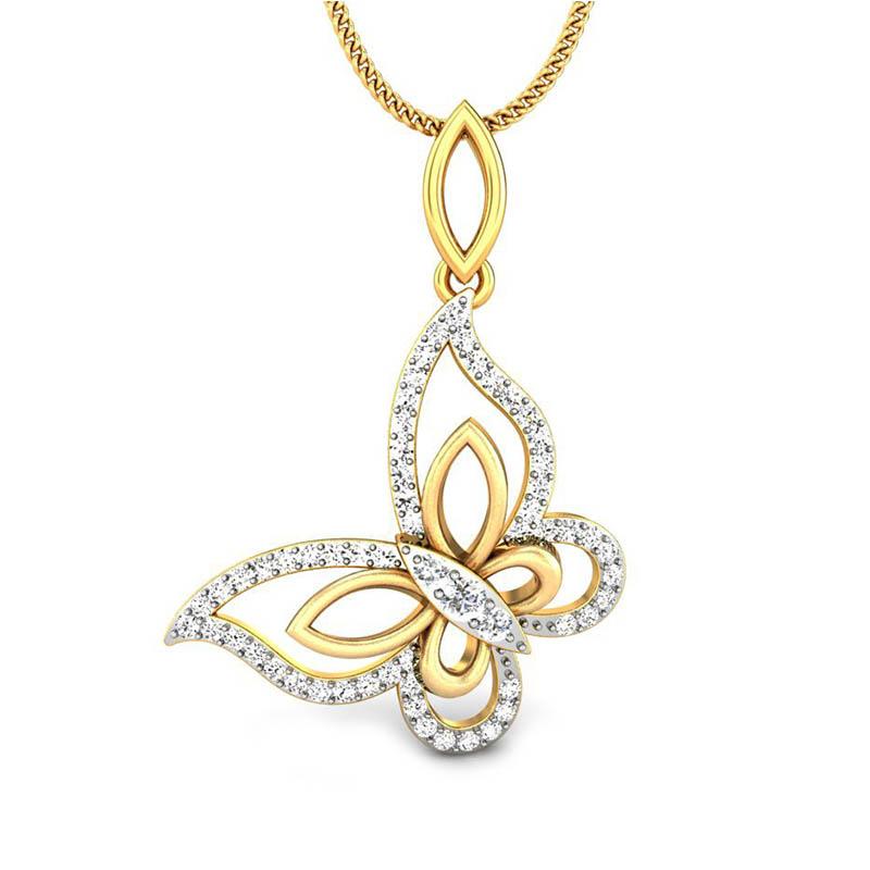 Diamond pendant price online in kalyan jewellers