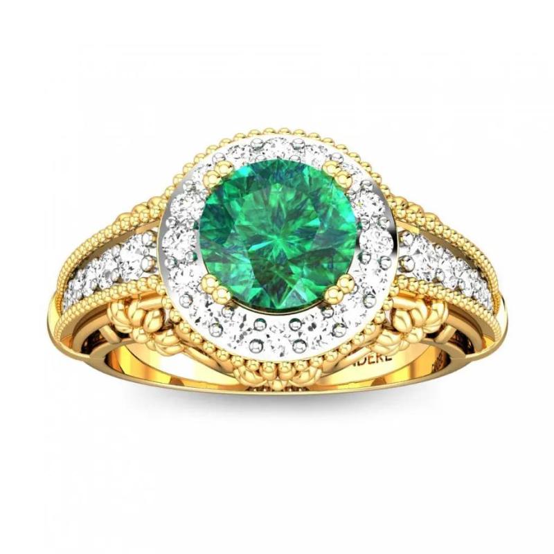 emerald diamond ring