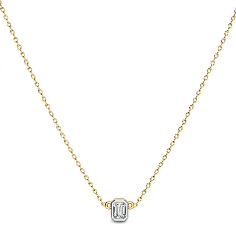 floating diamond necklace