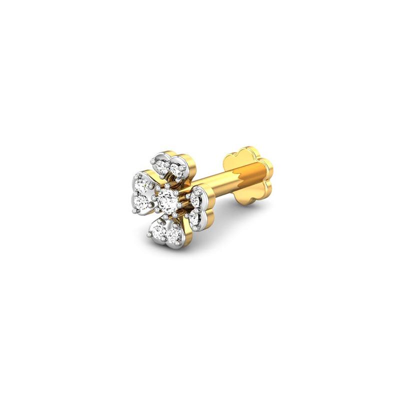 Diamond gold hotsell nose pin price