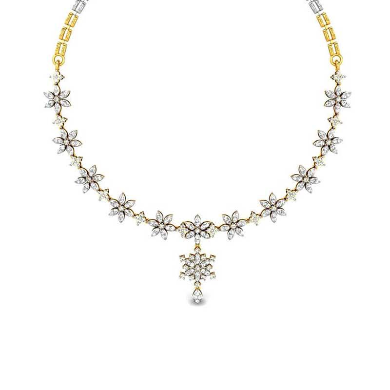 Kalyan shop diamond necklace