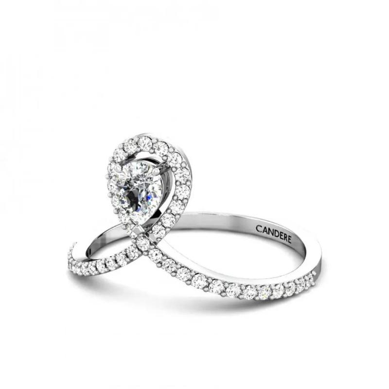 white gold diamond ring