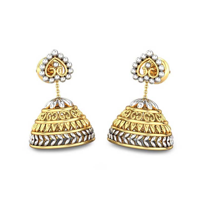 Discover 88+ modern white gold earrings - esthdonghoadian