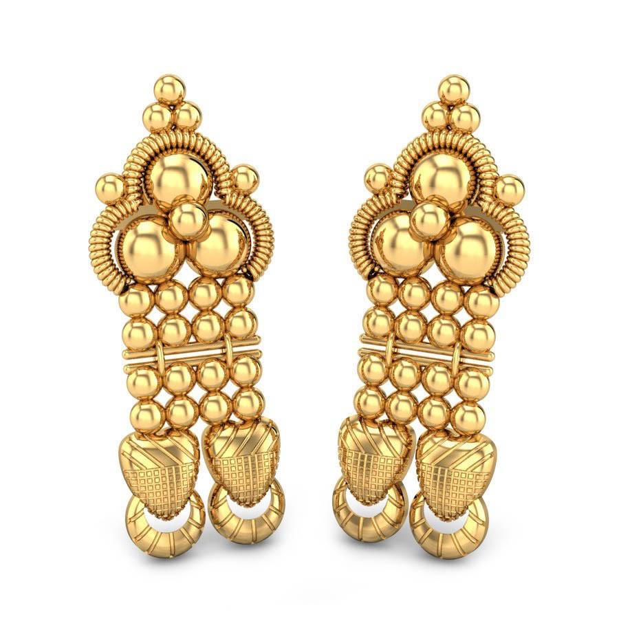 Inia Diamond Earrings-Candere by Kalyan Jewellers