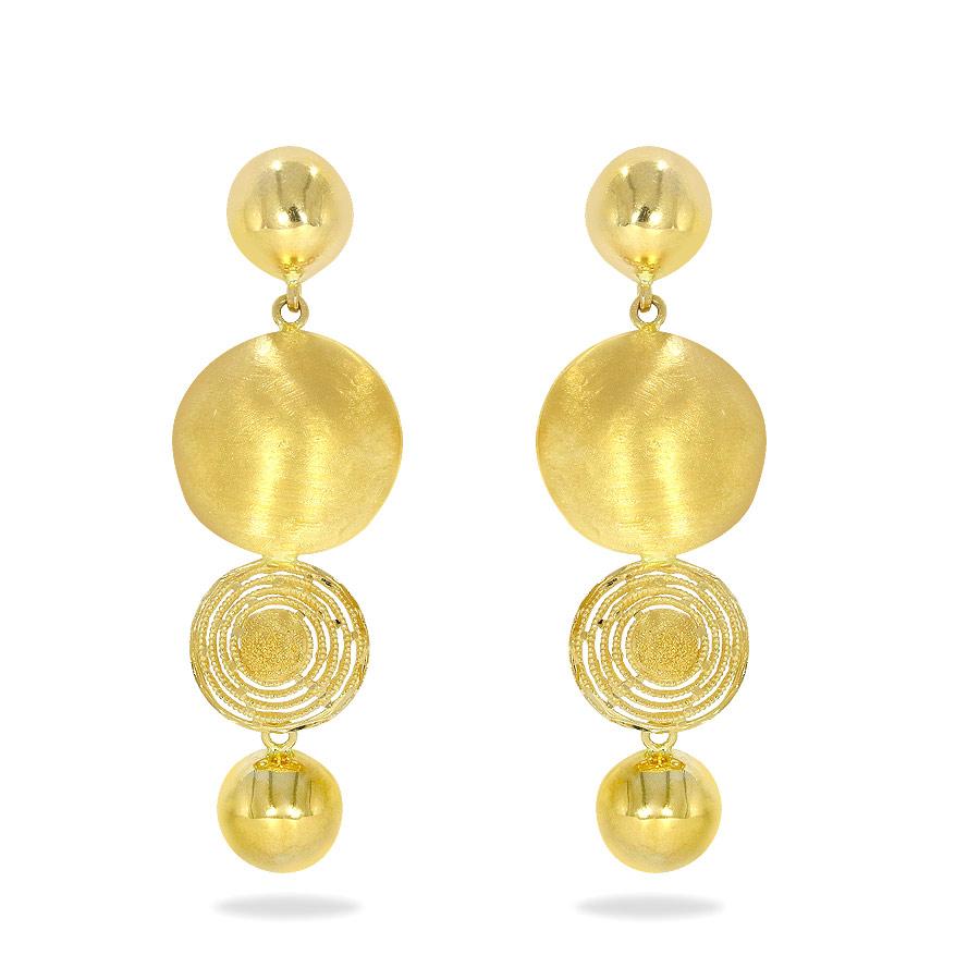 Earrings designs in gold for marriage
