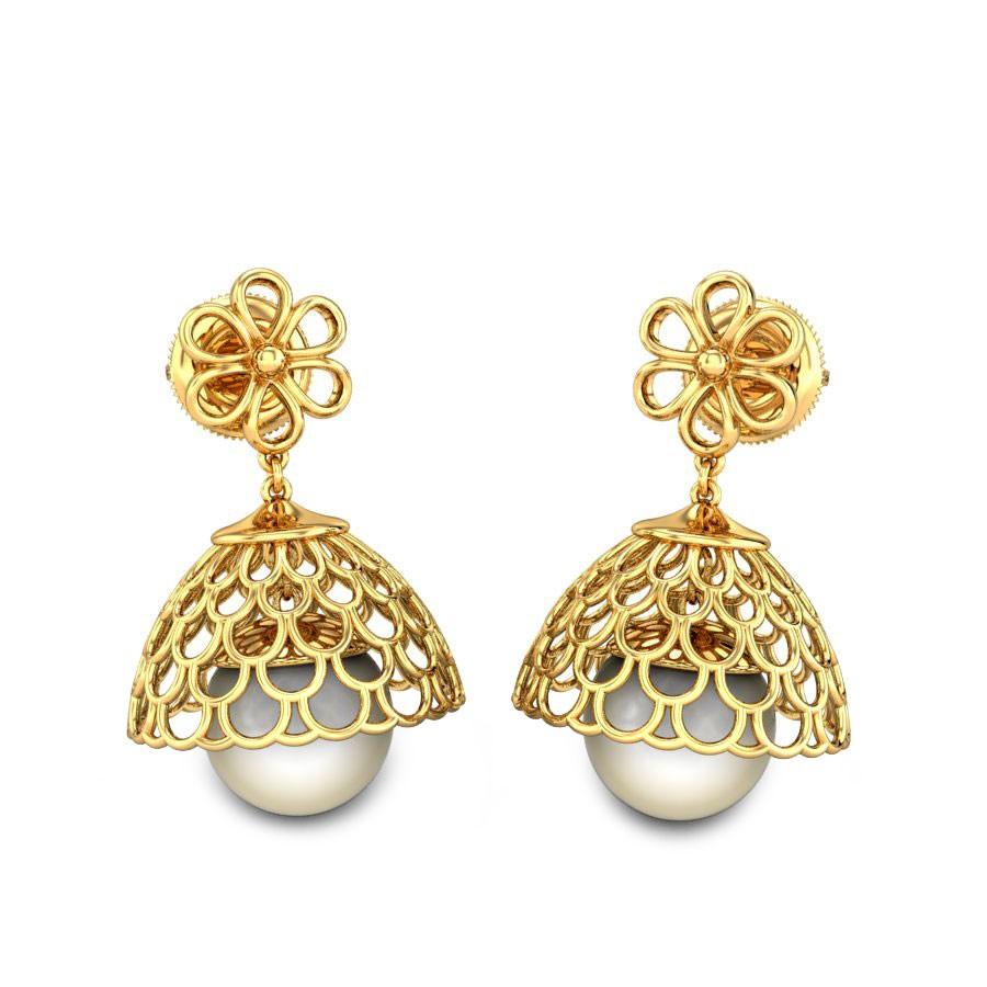 Bouquet Miracle Plate Diamond Earrings