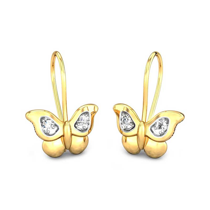 Kids gold earrings