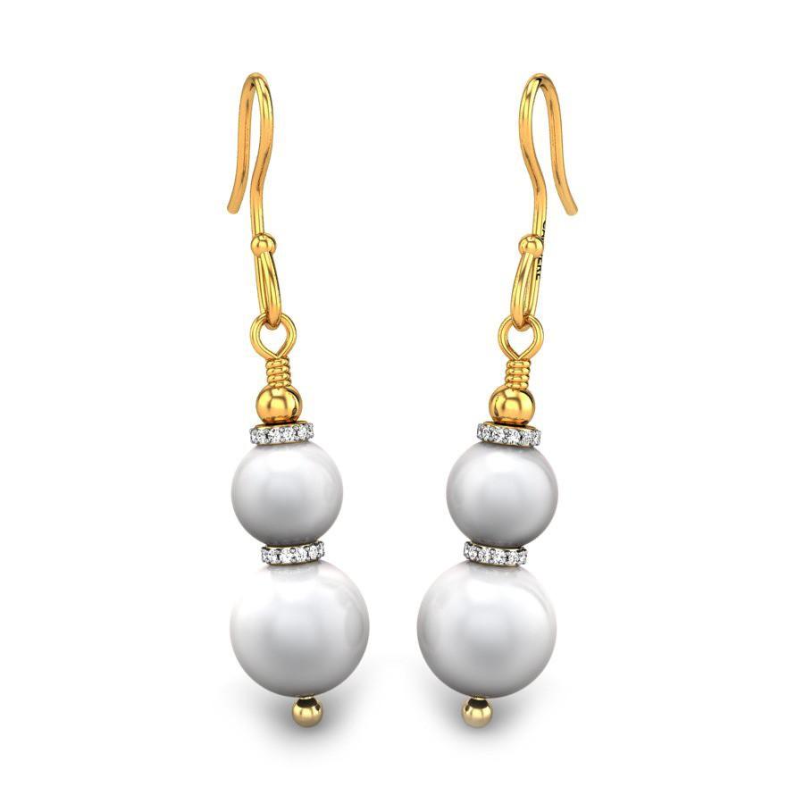 pearl drop earrings