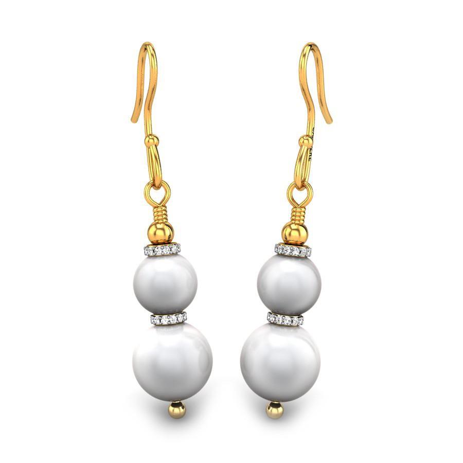 Pearl drop earrings