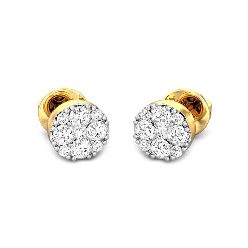 Second stud ring gold hot sale